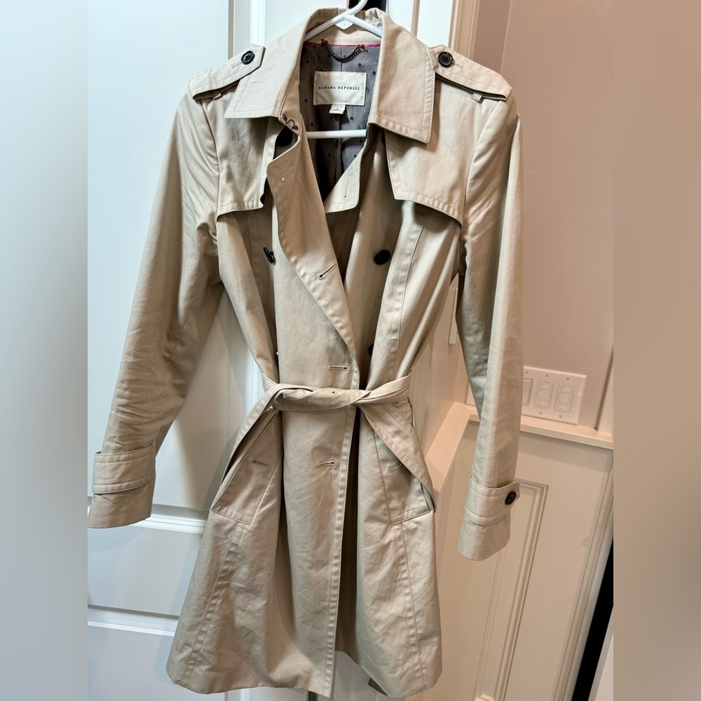 Banana Republic Classic Trench - Petite Small